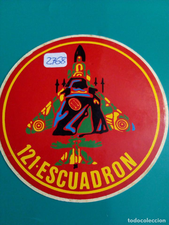 Militaria: PEGATINA FUERZA AEREA 121- ESCUADRON