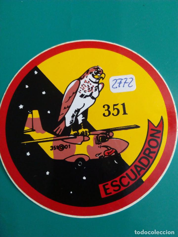Militaria: PEGATINA FUERZA AEREA 351- ESCUADRON