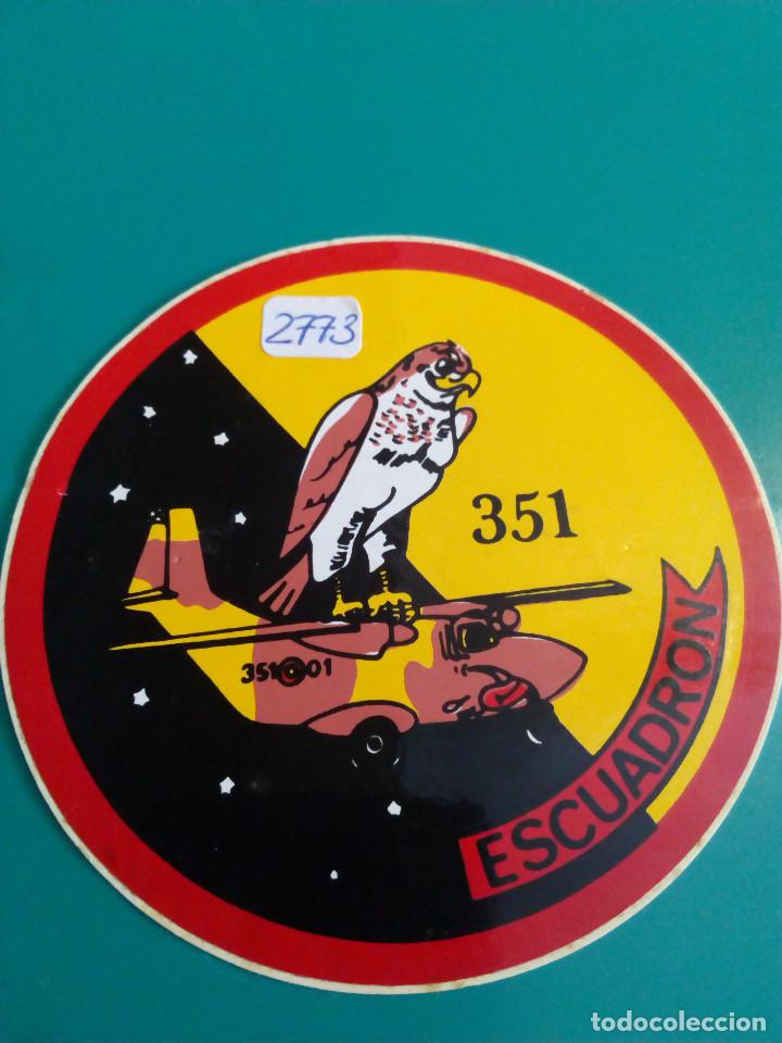 Militaria: PEGATINA FUERZA AEREA 351- ESCUADRON
