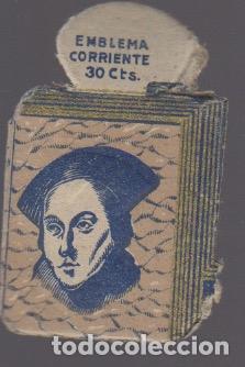 Militaria: emblema auxilio social luis vives serie G n&ordm; 19 emblema corriente 30 cts
