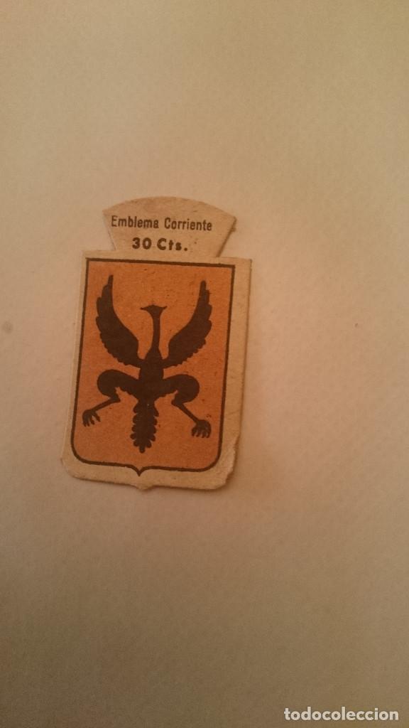 Militaria: EMBLEMA CORRIENTE 30 CTS SERIE B N&ordm; 257 VIANA