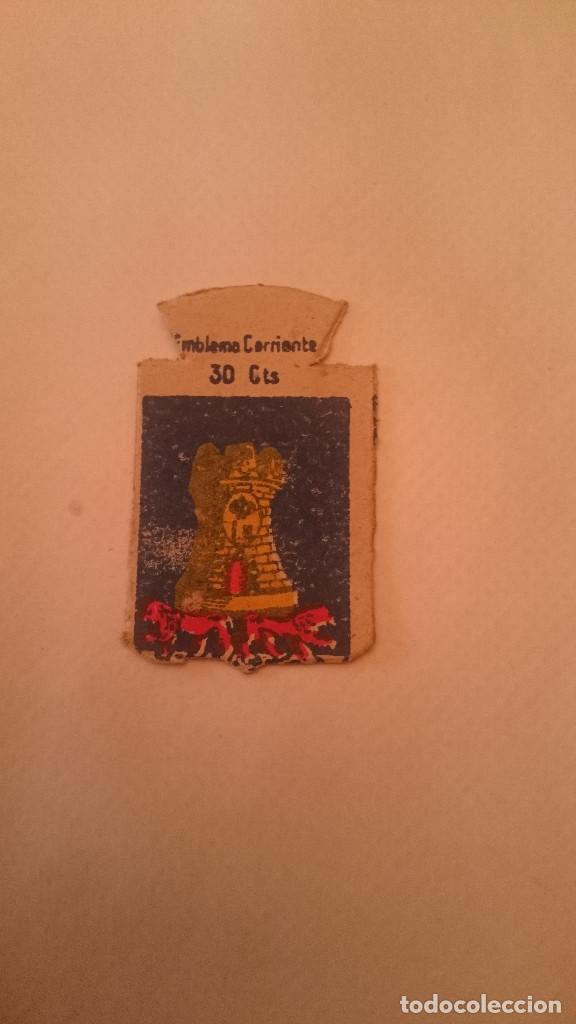 Militaria: EMBLEMA CORRIENTE 30 CTS SERIE  N&ordm; 6 VITORIA