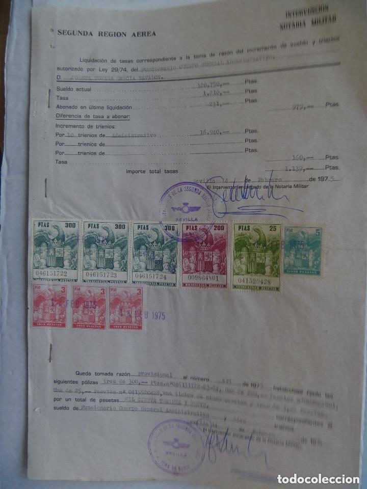 Militaria: AVIACION : LOTE 7 DOCUMENTOS SE&Ntilde;ORA FUNCIONARIA EJERCITO DEL AIRE. VI&Ntilde;ETA, ETC