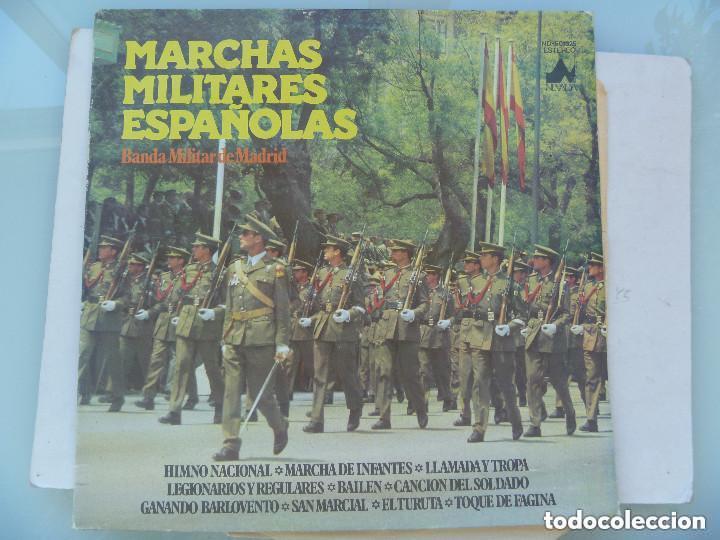 Militaria: DISCO DE VINILO LP CON HIMNOS Y MARCHAS MILITARES ESPA&Ntilde;OLAS: LEGIONARIOS Y REGULARES, SAN MARCIAL.