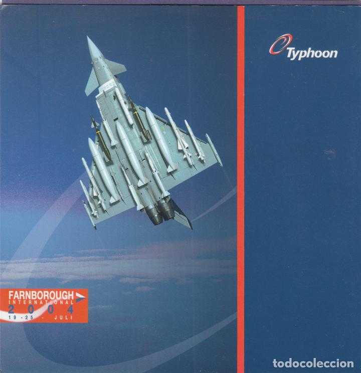 Militaria: Invitaci&oacute;n personal para la presentaci&oacute;n del Eurofighter. Julio 2004. Avi&oacute;n militar.