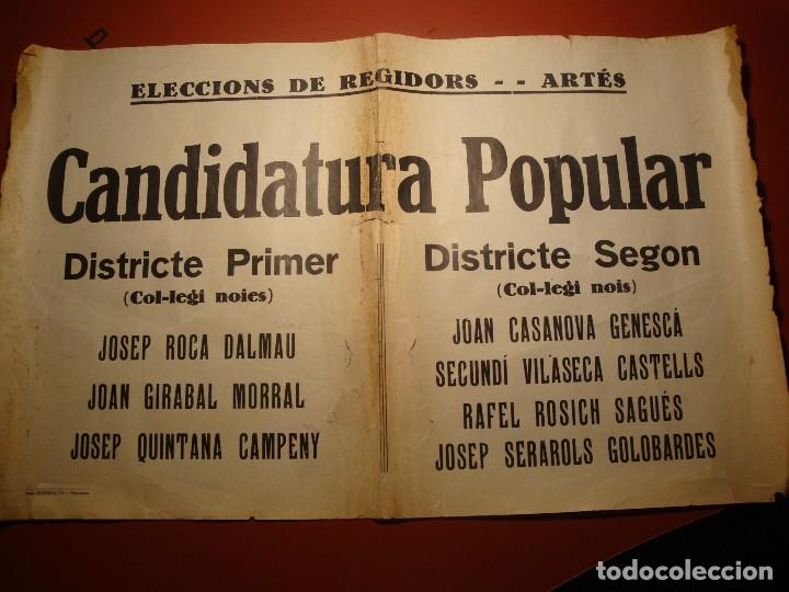 Militaria: CANDIDATURA POPULAR - Foto 1