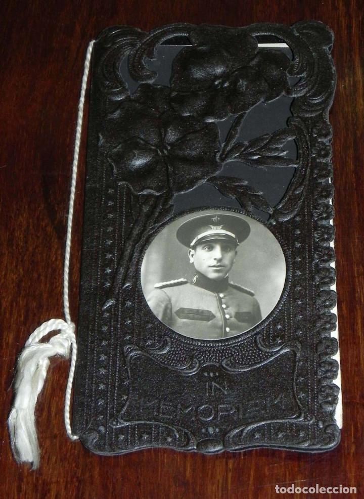 Militaria: RECORDATORIO DE TENIENTE DEL REGIMIENTO DE INFANTERIA DE VICTORIA, FALLECIDO EL 5 DE OCTUBRE DE 1925