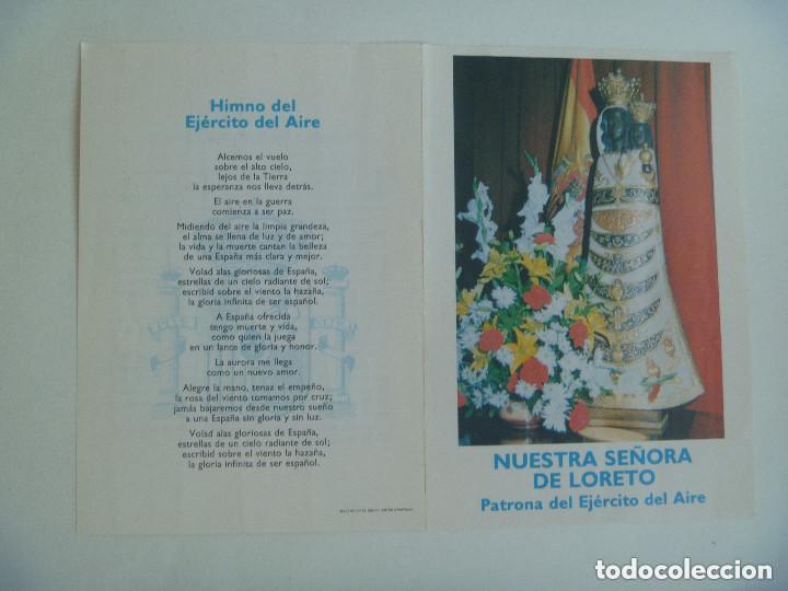Militaria: AVIACION : NUESTRA SE&Ntilde;ORA DE LORETO , PATRONA DEL EJERCITO DEL AIRE