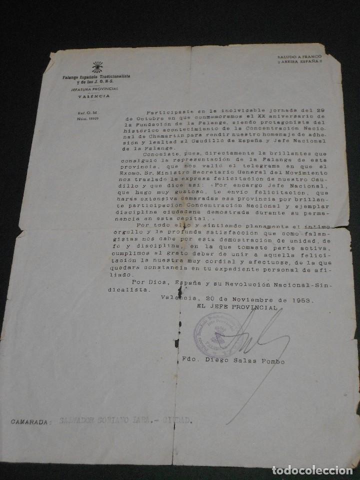 Militaria: Documentos Falange - Foto 2
