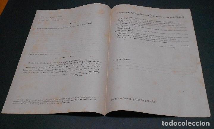 Militaria: Documentos Falange - Foto 5