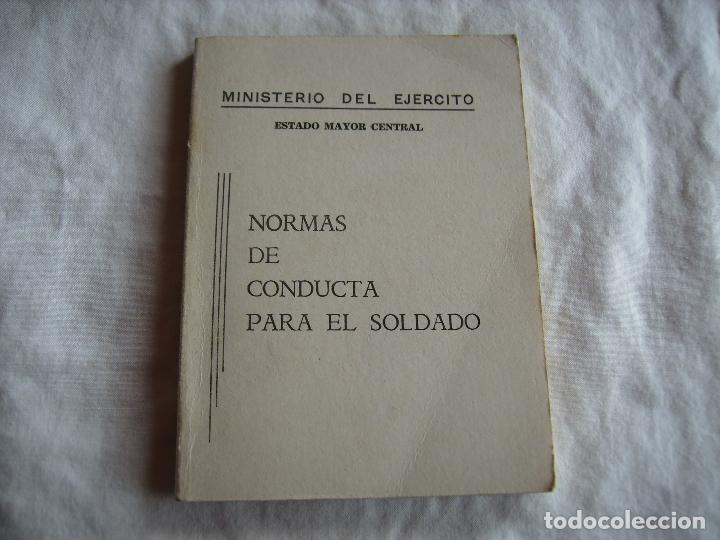 Militaria: *CARTILLA,--NORMAS DE CONDUCTA PARA EL SOLDADO--MINISTERIO DEL EJERCITO, ESTADO MAYOR CENTRAL** 1971