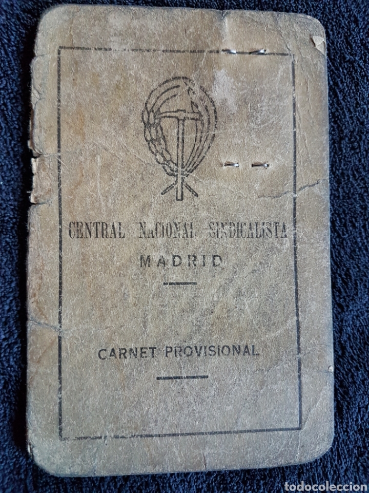 Militaria: Carnet CNS Madrid 1939 - Foto 1