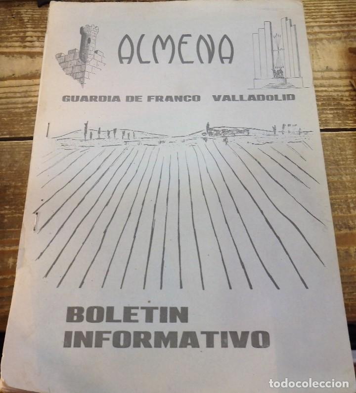 Militaria: VALLADOLID,1973, ALMENA, BOLETIN DE LA GUARDIA DE FRANCO, MUY RARO, 28 PAGINAS