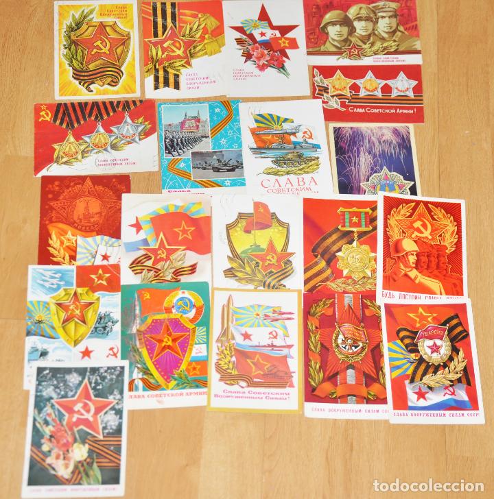 Militaria: 20 postales sovietica.Gloria ejercicio sovietico .URSS . - Foto 1