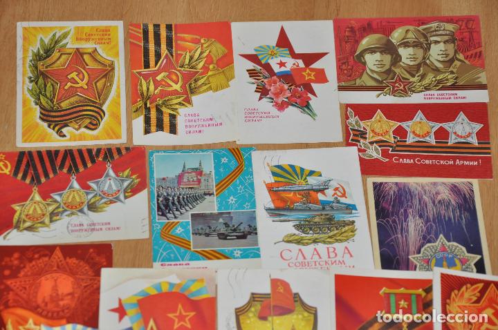Militaria: 20 postales sovietica.Gloria ejercicio sovietico .URSS . - Foto 2