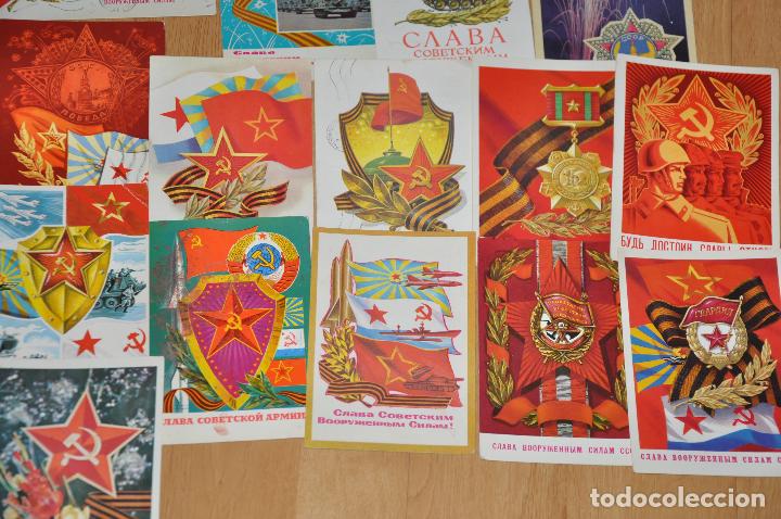 Militaria: 20 postales sovietica.Gloria ejercicio sovietico .URSS . - Foto 3