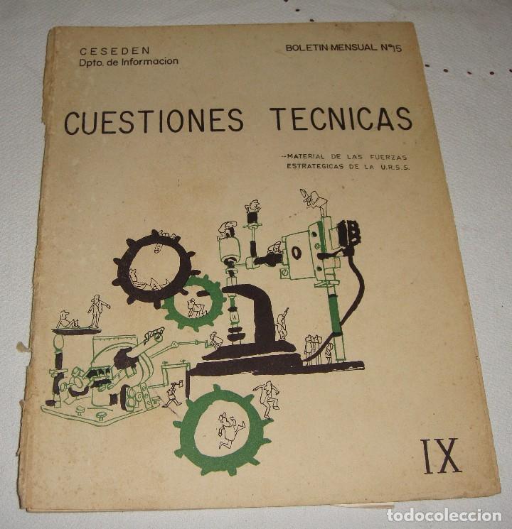 Militaria: Cuestiones T&eacute;cnicas...material de las fuerzas estrat&eacute;gicas de la U.R.SS. Con ilustraciones.
