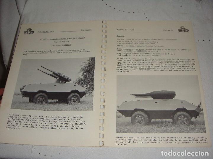 Militaria: Lanzador gemelo autom&aacute;tico Oerlikon. Con ilustraciones.