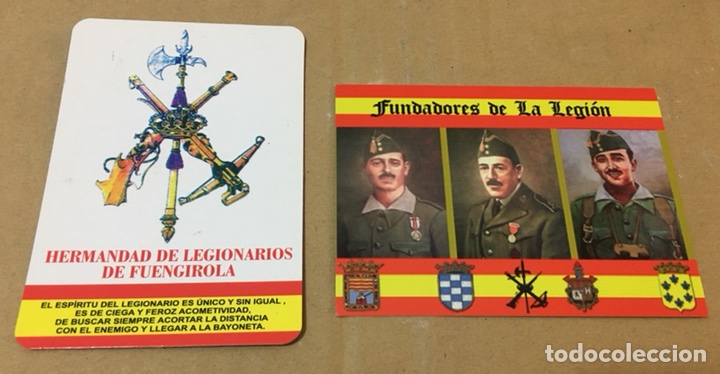 Militaria: CALENDARIOS DE BOLSILLO LEGI&Oacute;N ESPA&Ntilde;OLA