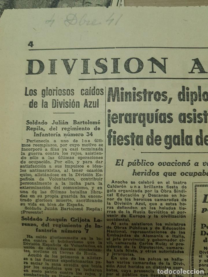 Militaria: recortes division azul caidos julian bartolom&eacute; joaquin grijola lorenzo