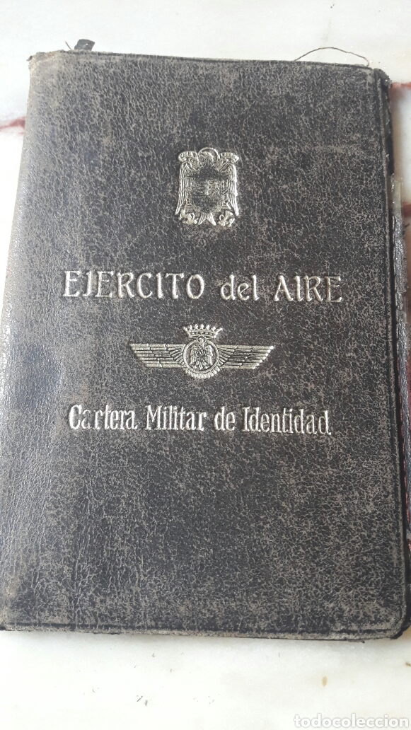 Militaria: cartera militar de identidad ejercito del aire.envio incluido