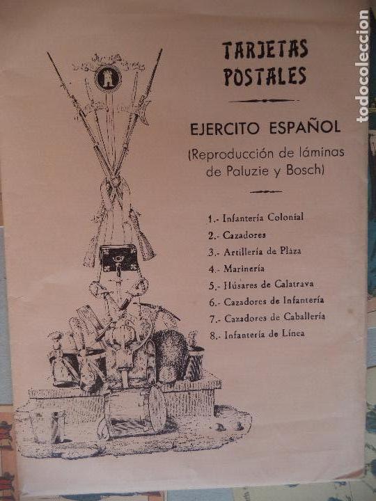Military Antiques: TARJETAS POSTALES EJERCITO ESPA&Ntilde;OL(REPRODUCCION DE LAMINAS DE PALUZIE Y BOSCH