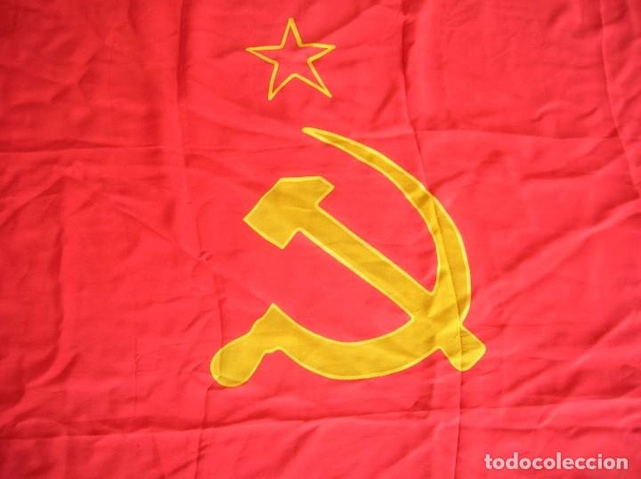 enorme y antigua bandera de la republica soviet - Comprar ...