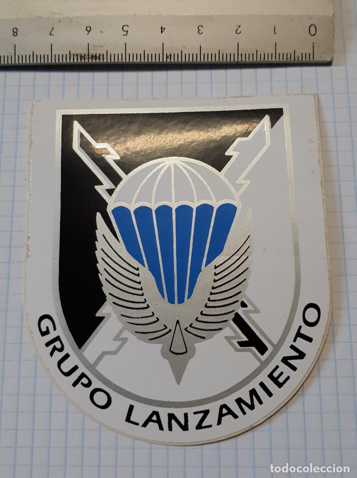 Militaria: Pegatina Grupo Lanzamiento