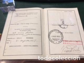 Militaria: PASAPORTE II REP&Uacute;BLICA ESPA&Ntilde;A - Foto 3