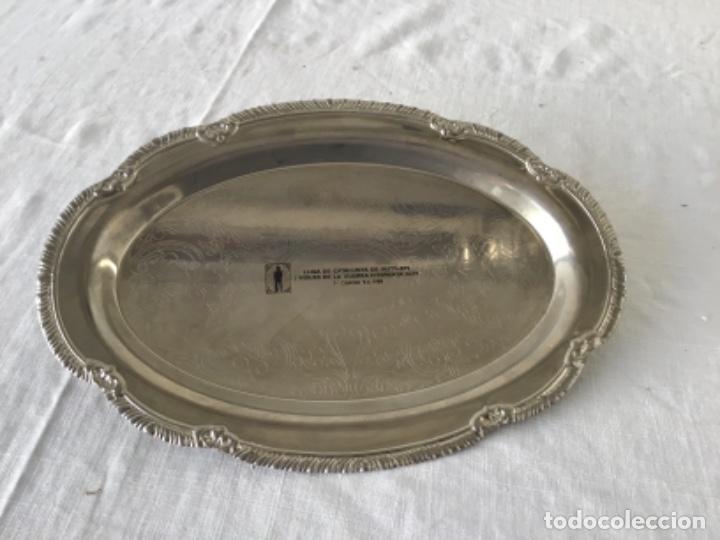 Militaria: PLACA  DE LA LIGA DE CATALU&Ntilde;A DE MUTILADOS Y VIUDAS DE LA GUERRA CIVIL. 7* DIADA 9-6-1988.