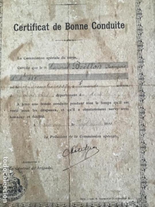 Certificado de buena conducta 84 regimiento de - Comprar 
