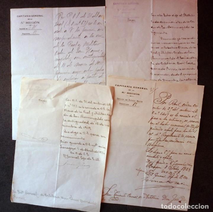 Military Antiques: (JX-180806)Notificaciones de la Concesi&oacute;n de la Placa de la Orden de San Hermenegildo 1918-20-23.