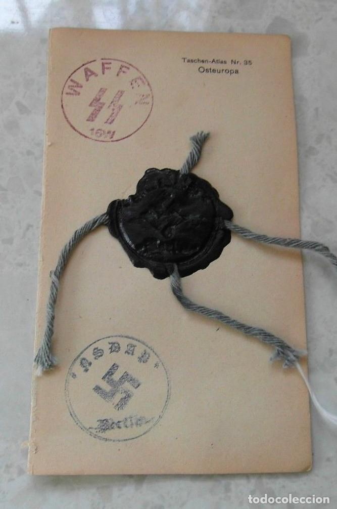 Militaria: MAPA NAZI ORIGINAL II GUERRA MUNDIAL CON SELLOS  - EUROPA DEL ESTE.