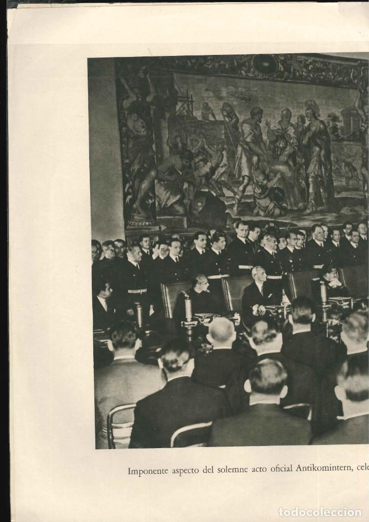 Militaria: ASPECTO ACTO OFICIAL AL PACTO  II GUERRA MUNDIAL DIVISION AZUL 1945