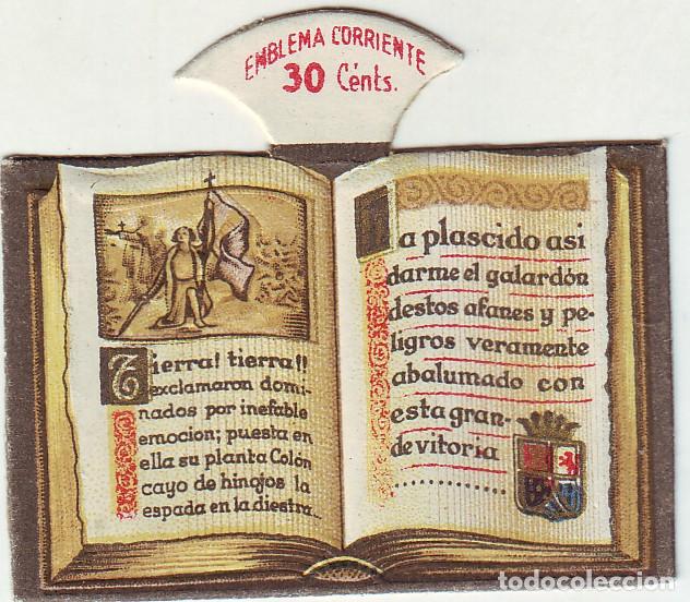 Militaria: EMBLEMA DIARIO DE A BORDO DE CRISTOBAL COL&Oacute;N
