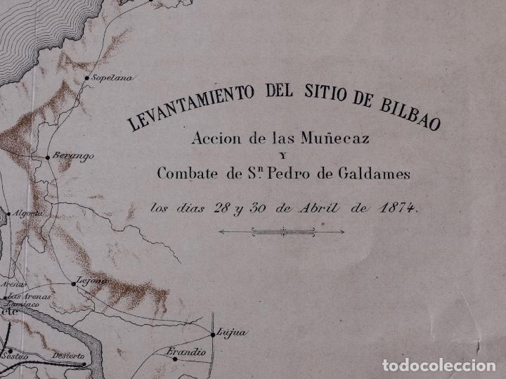 Military Antiques: GUERRAS CARLISTAS, LEVANTAMIENTO DEL SITIO DE BILBAO, 28 Y 30 ABRIL 1874