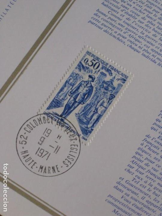 Militaria: Documentos Homenaje al General De Gaulle - Foto 4