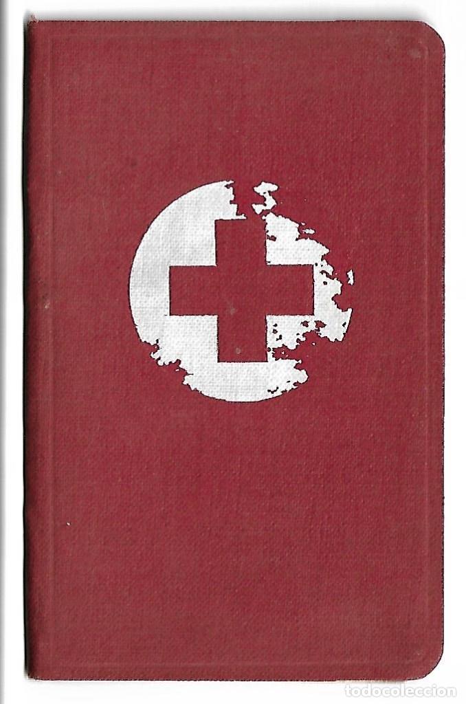 Military Antiques: A50- SANIDAD MEDICINA CARNET CRUZ ROJA ESPA&Ntilde;OLA ,SOCIO DE NUMERO- 55275 del 7- 5 -1935