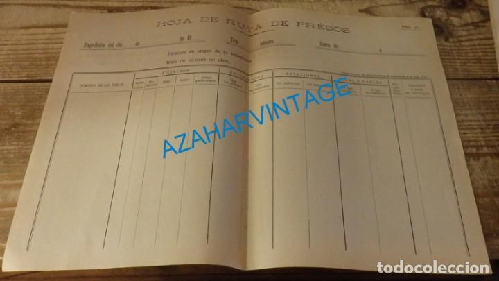 Militaria: GUARDIA CIVIL, A&Ntilde;OS 20-30, IMPRESO HOJA DE RUTA DE PRESOS, MUY RARO