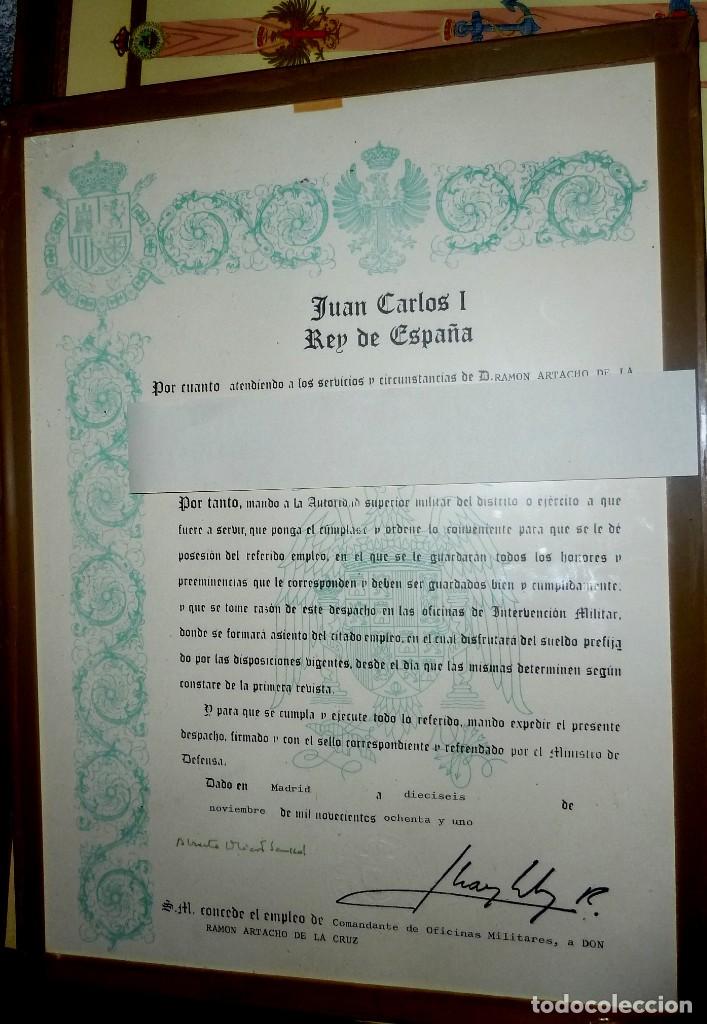 Militaria: Concesion Ascenso a Comandante - Foto 1