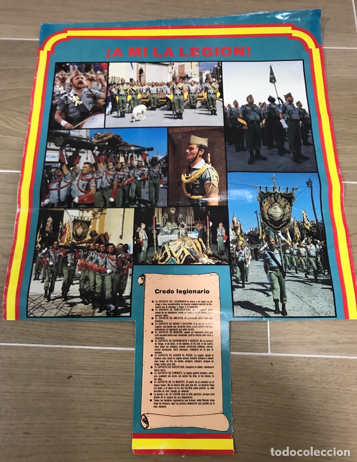 Militaria: LAMINA DE &Eacute;POCA LEGI&Oacute;N ESPA&Ntilde;OLA. A MI LA LEGI&Oacute;N