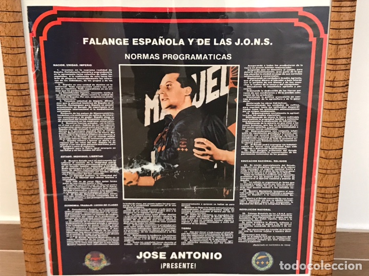 Militaria: CUADRO DE JOS&Eacute; ANTONIO PRIMO DE RIVERA - Foto 2