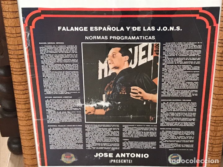 Militaria: CUADRO DE JOS&Eacute; ANTONIO PRIMO DE RIVERA - Foto 3