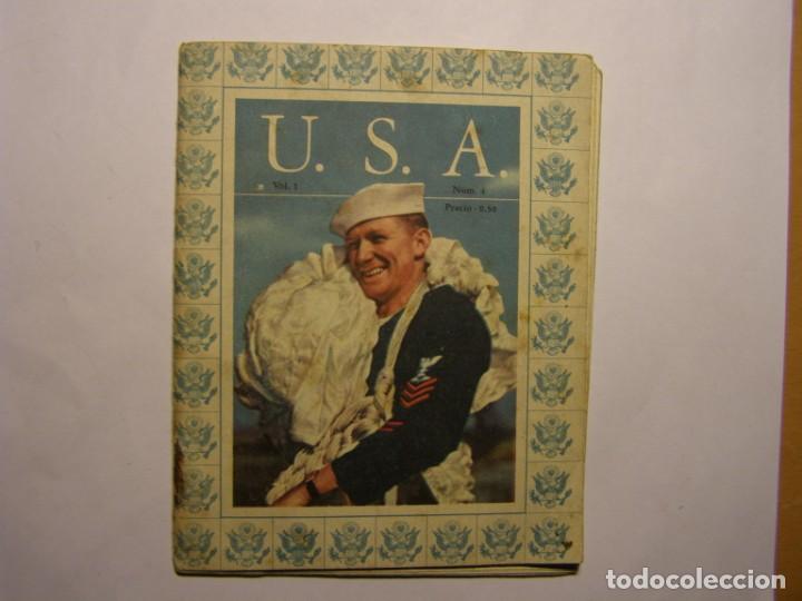 Militaria: Folleto propagand&iacute;stico norteamericano: U.S.A., a&ntilde;o 1940 &iquest;?, volumen 1, n&ordm; 4.