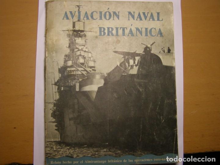 Militaria: Folleto propagand&iacute;stico ingl&eacute;s, aviaci&oacute;n naval brit&aacute;nica, a&ntilde;o 1944.