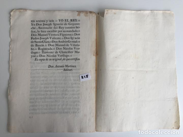Militaria: REAL CEDULA DE S.M. , MADRID 1776 - Foto 2