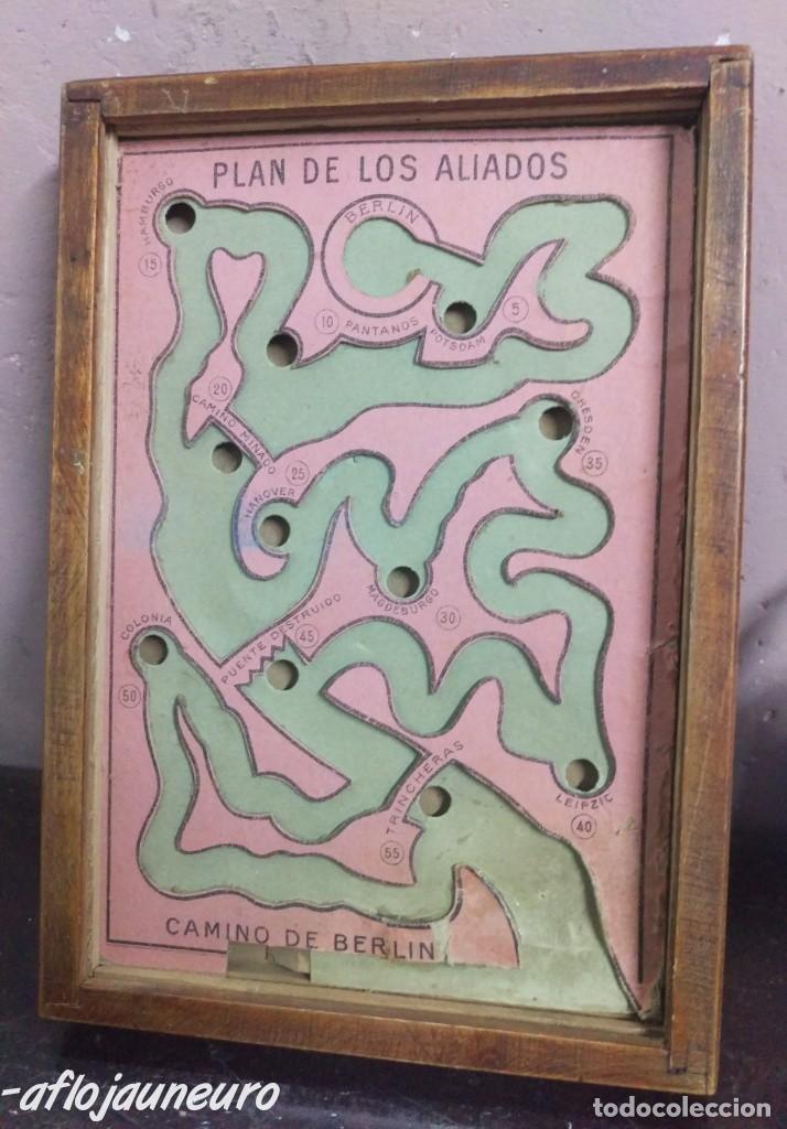 Militaria: Antiguo juego PLAN DE LOS ALIADOS (de la division azul) - CAMINO DE BERLIN a restaurar