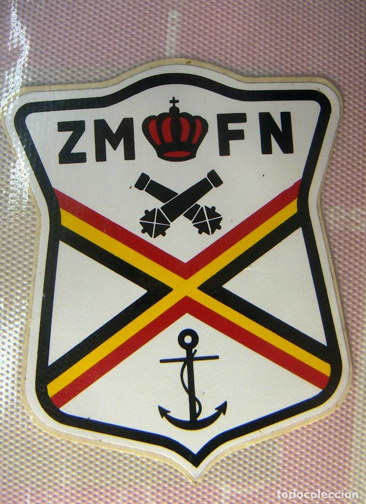 Militaria: PEGATINA DE ZMFN ARMADA BELGA