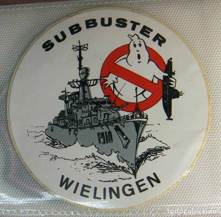 Militaria: PEGATINA DE SUB BUSTER WIELINGEN ARMADA BELGA