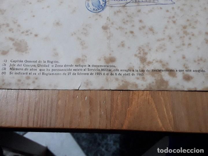 Militaria: CARTA MILITAR DOCUMENTO - Foto 5